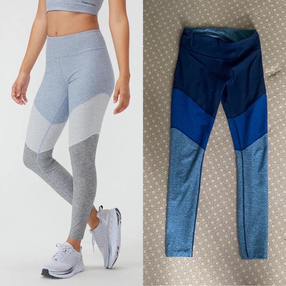 Outdoor Voices 7/8 textured compression legging